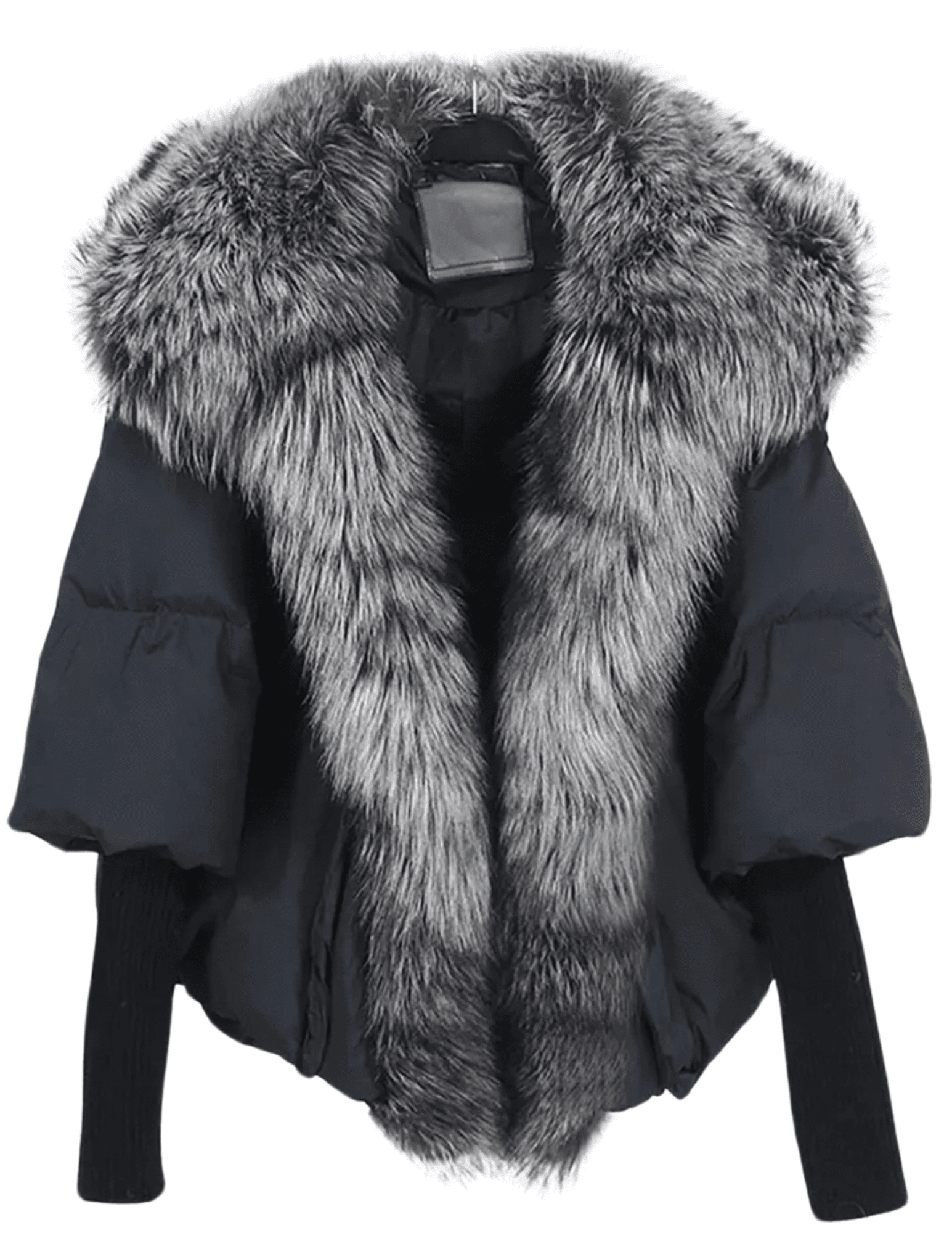 Steven Dann - Steven Dann Fox Collar Puffer Coat - Buy Online
