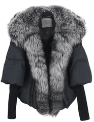 Steven Dann - Steven Dann Fox Collar Puffer Coat - Buy Online