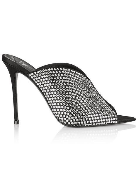 Giuseppe Zanotti Intriigo Crystal Mule Heel