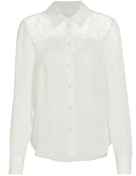 Veronica Beard Greer Lace Blouse – Steven Dann