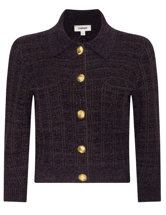 L'AGENCE Morrigan Tweed Cardigan
