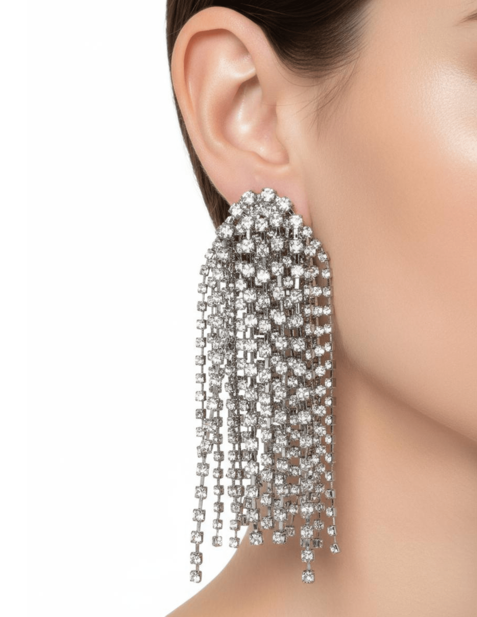 Fleur de Camélia - Fleur de Camélia Juliana Rhinestone Earrings - Buy Online