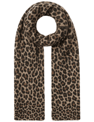 Fleur de Camélia Prima Cashmere Leopard Scarf