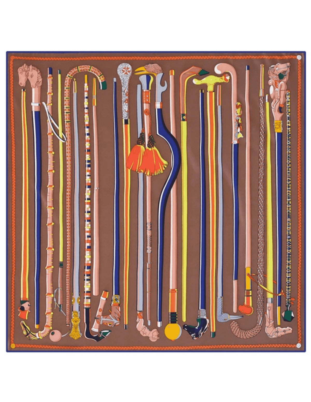 Austin Blaze Rhiannon Printed Scarf in Brown