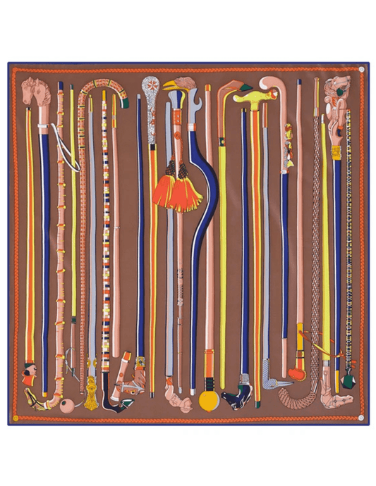 Austin Blaze Rhiannon Printed Scarf in Brown