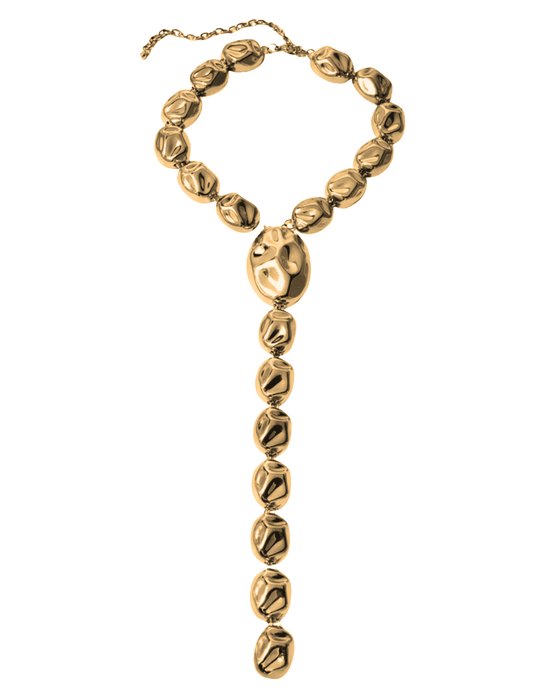 Austin Blaze - Austin Blaze Gia Geometric Statement Necklace – Gold - Buy Online