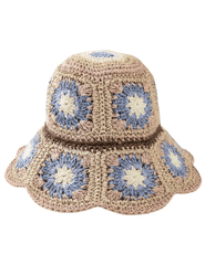 St. Barths La Robe - St. Barths La Robe Sasa Floral Crochet Beach Hat - Buy Online