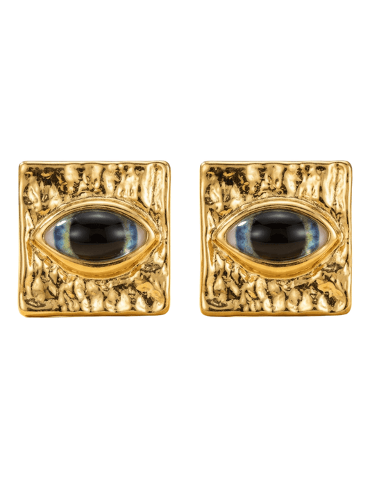 MAISON VERROU - MAISON VERROU Val Statement Earrings in Gold - Buy Online
