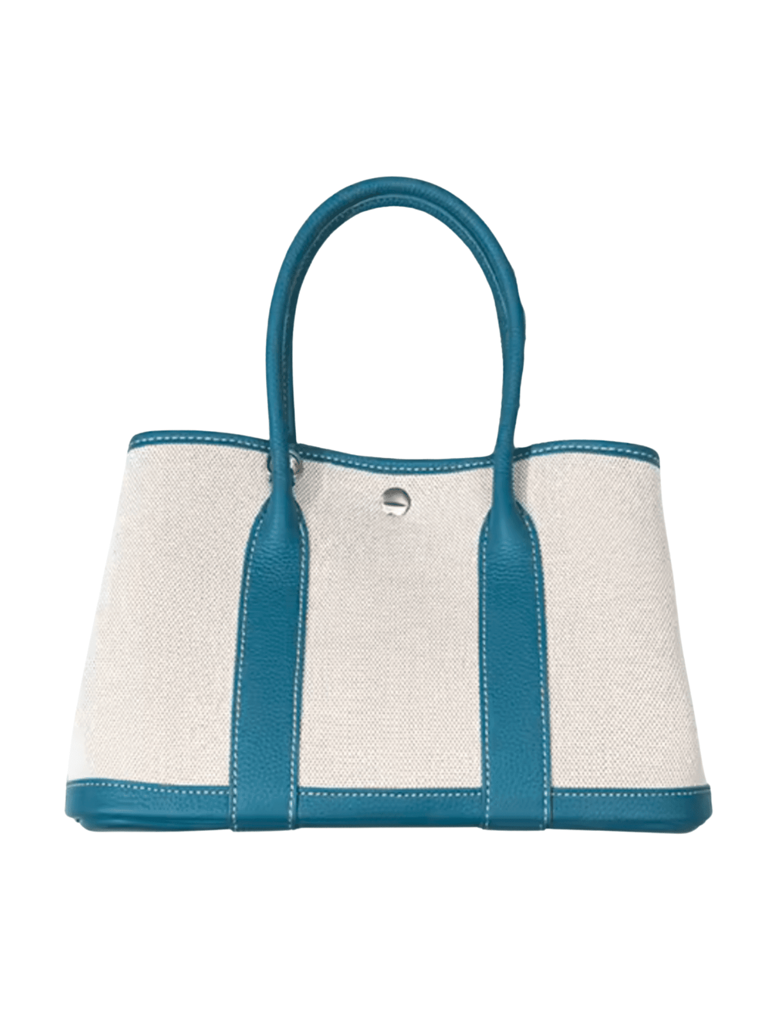 Austin Blaze - Austin Blaze Magnolia 31 Canvas Leather Tote in Ocean Blue - Buy Online