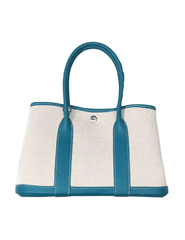 Austin Blaze - Austin Blaze Magnolia 31 Canvas Leather Tote in Ocean Blue - Buy Online