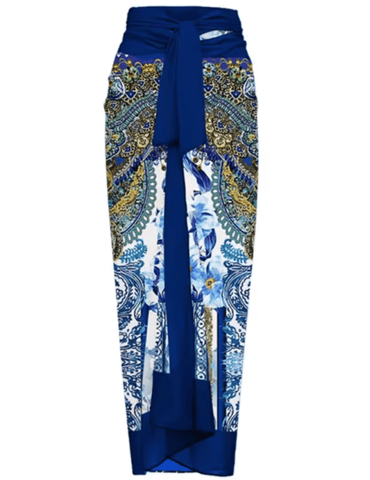 St. Barths La Robe - St. Barths La Robe Mandala Jewels Sarong in Royal Blue Multi - Buy Online