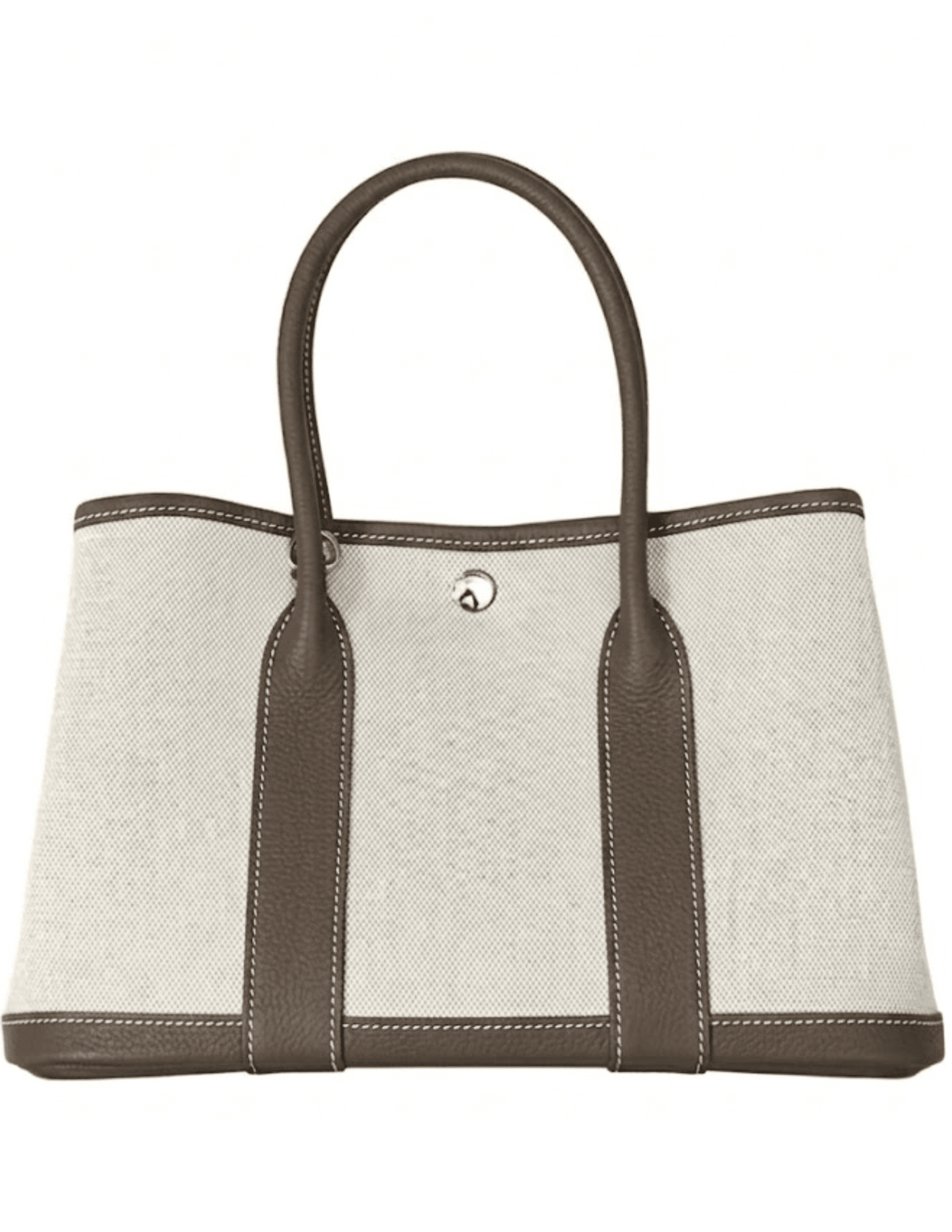 Austin Blaze Magnolia 36 Canvas Leather Tote in Dark Grey