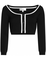 Ronny Kobo - Ronny Kobo Watkins Cropped Knit Cardigan - Buy Online