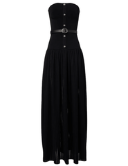 PRE-ORDER-Self-Portrait Bandeau Knit Maxi Dress
