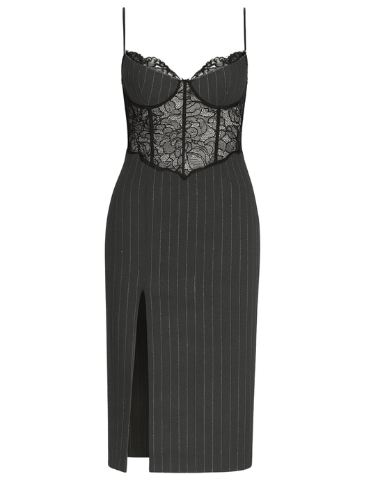 PRE-ORDER-Retrofête Kora Bustier Midi Dress