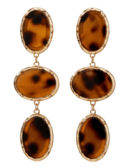 Austin Blaze Bennett Tortoise Dangle Earring in Brown Multi