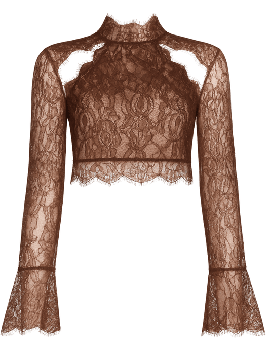 PRE-ORDER-Retrofête Emmillie Lace Long Sleeve Top