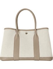 Austin Blaze Magnolia 36 Canvas Leather Tote in Taupe