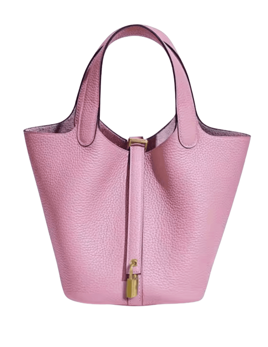 Austin Blaze - Austin Blaze Pippa Leather Basket Bag in Orchid - Buy Online