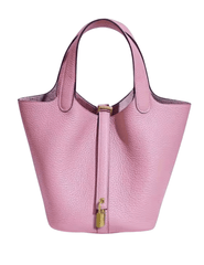 Austin Blaze - Austin Blaze Pippa Leather Basket Bag in Orchid - Buy Online