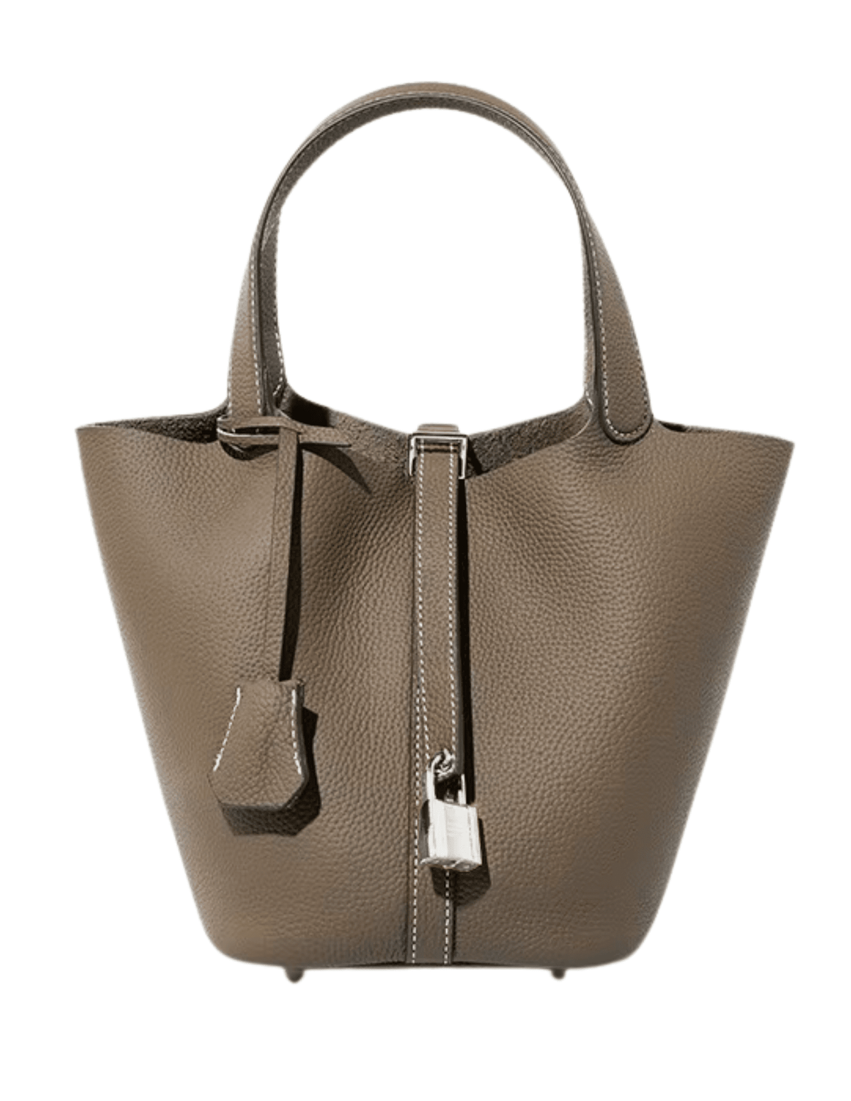 Austin Blaze - Austin Blaze Pippa Leather Basket Bag in Taupe - Buy Online