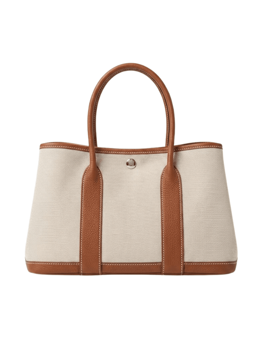 Austin Blaze - Austin Blaze Magnolia 31 Canvas Leather Tote in Saddle - Buy Online