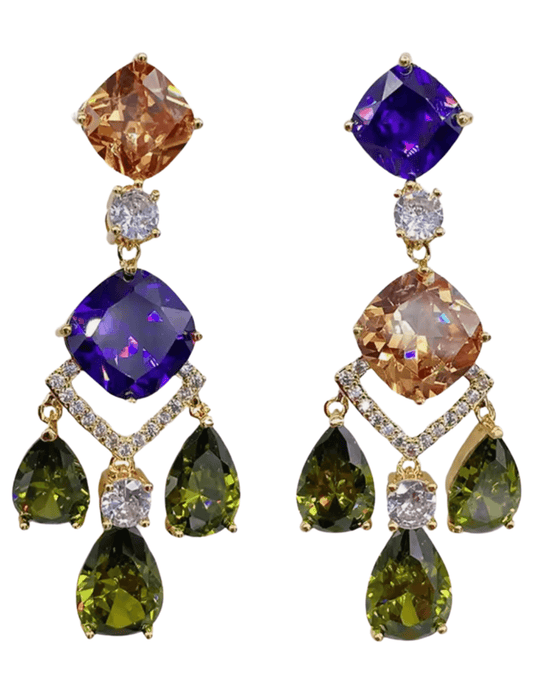 Fleur de Camélia Willow Dangle Earrings