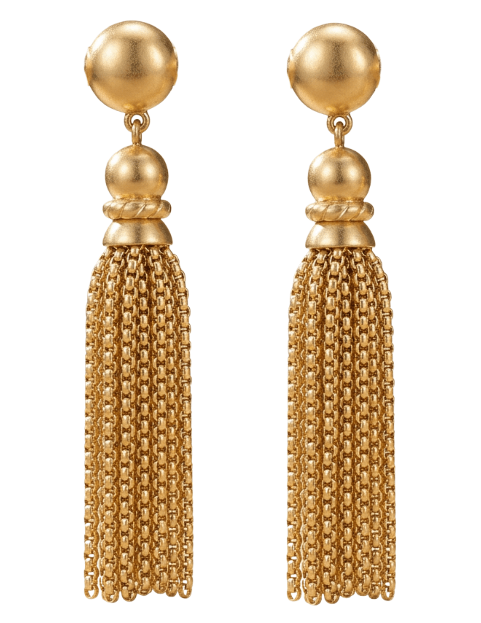 Fleur de Camélia - PRE-ORDER-Fleur de Camélia Remy Chain Tassel Earrings - Buy Online