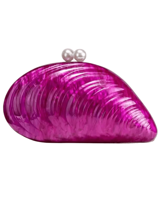 St. Barths La Robe - PRE-ORDER-St. Barths La Robe Oyster Crossbody in Fuchsia - Buy Online