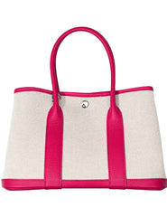 Austin Blaze Magnolia 36 Canvas Leather Tote in Fuchsia