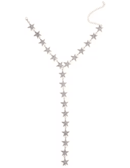 Austin Blaze Aurora Choker Lariat Necklace in Gold