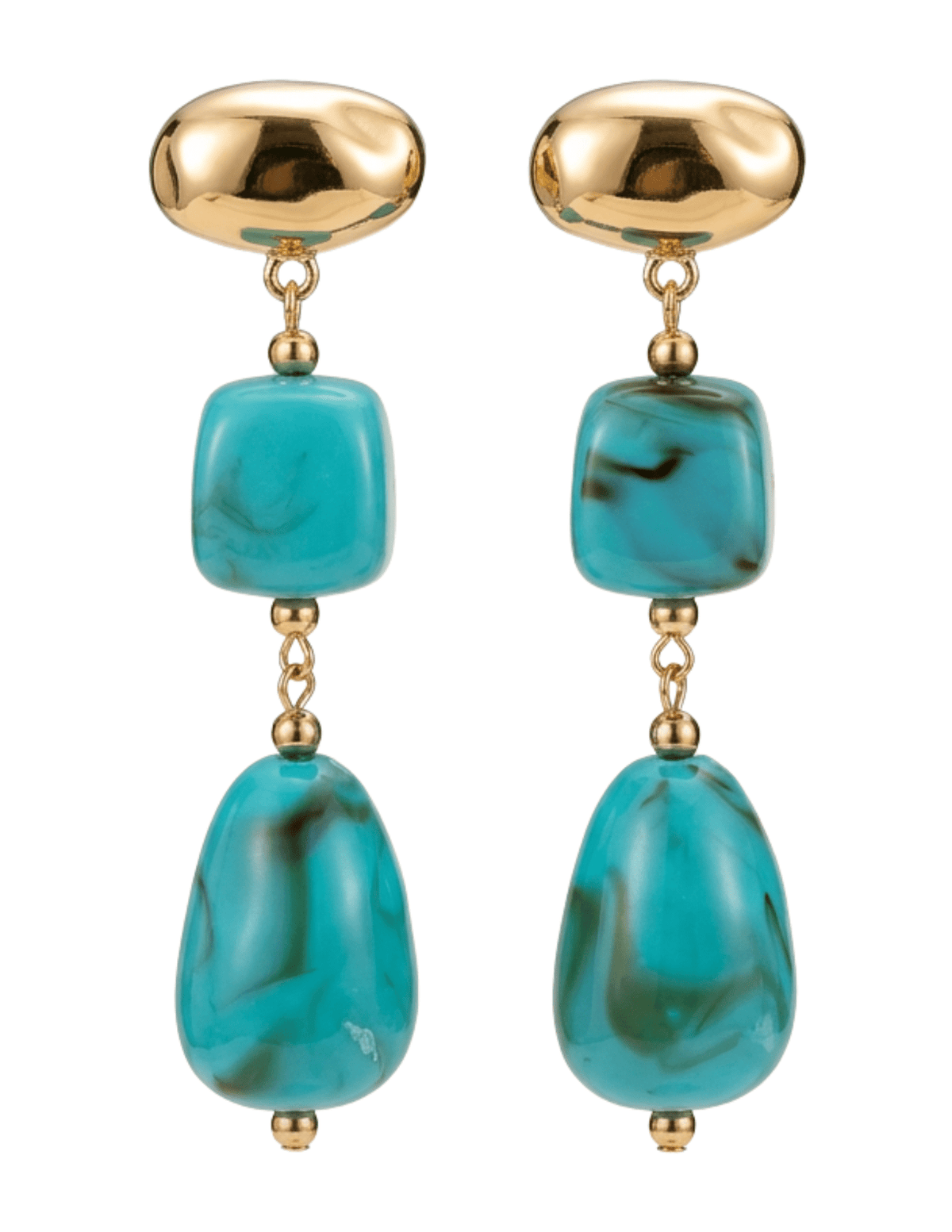 Austin Blaze Azula Turquoise Dangle Earrings