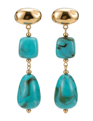 Austin Blaze Azula Turquoise Dangle Earrings