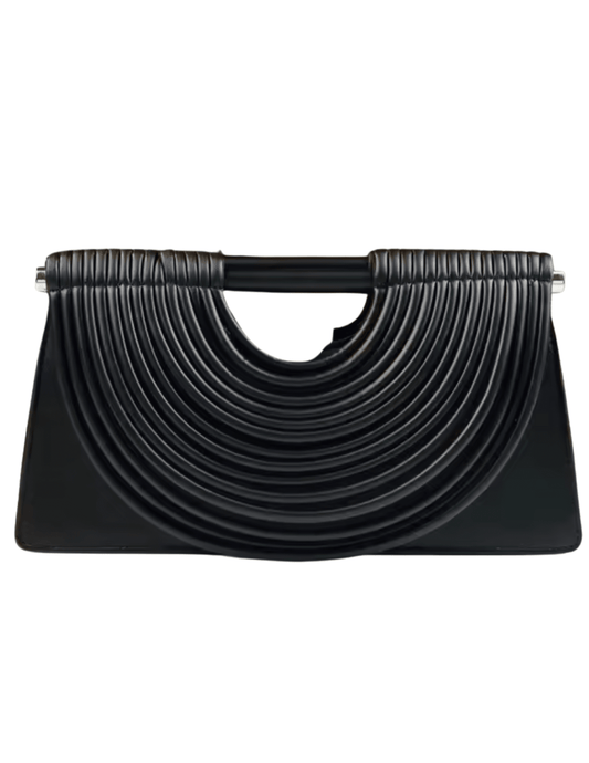 Austin Blaze Chiara Corded Handbag in Black