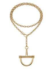 Austin Blaze Fable Horsebit Necklace in Gold