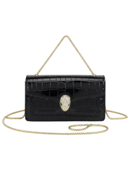 Austin Blaze Jayde Serpent Clutch in Black