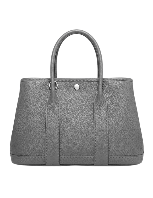 Austin Blaze Magnolia 31 Leather Tote in Grey