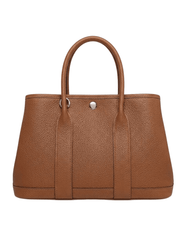 Austin Blaze Magnolia 31 Leather Tote in Saddle