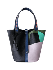 Austin Blaze - Austin Blaze Painted Leather Basket Bag - Buy Online