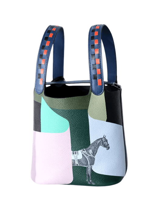 Austin Blaze - Austin Blaze Painted Leather Basket Bag - Buy Online