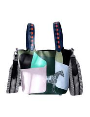 Austin Blaze - Austin Blaze Painted Leather Basket Bag - Buy Online