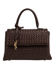 Austin Blaze Sloane Woven Dark Chocolate Bag |