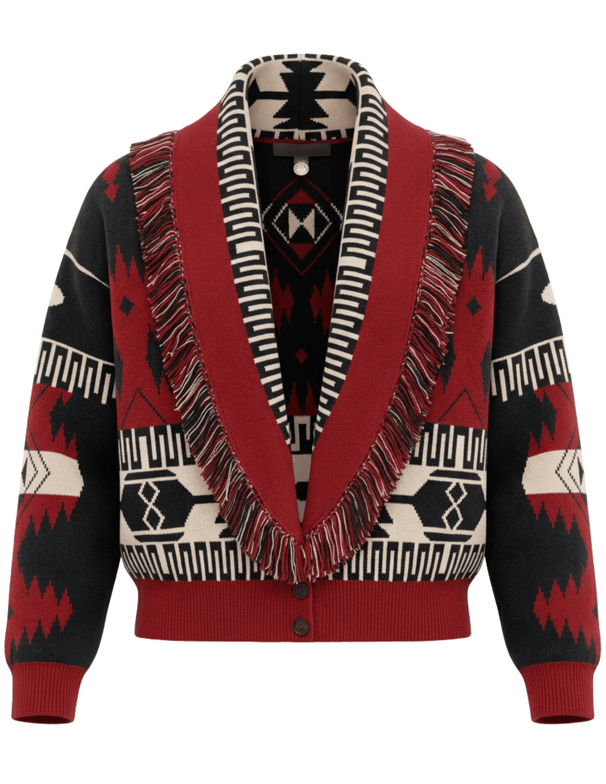 Austin Blaze Storm Fringe Knit Cardigan | Steven Dann