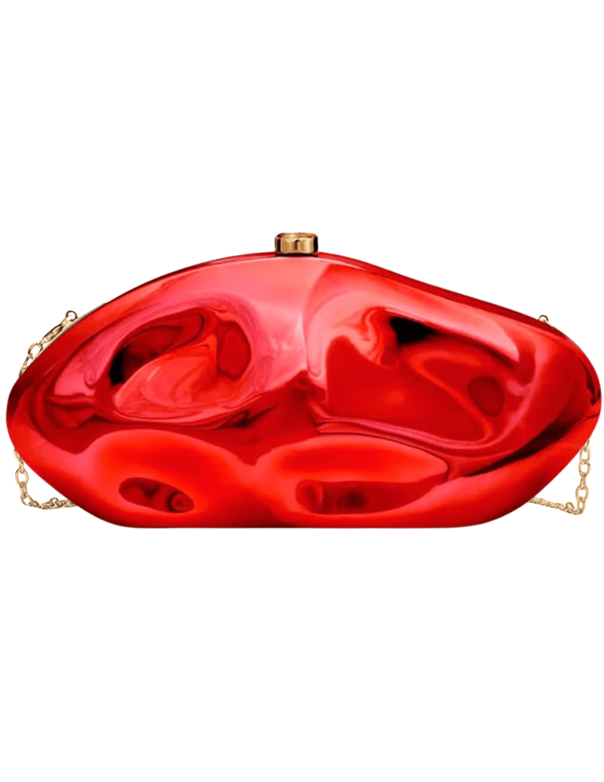Austin Blaze Stratus Metallic Red Clutch front view