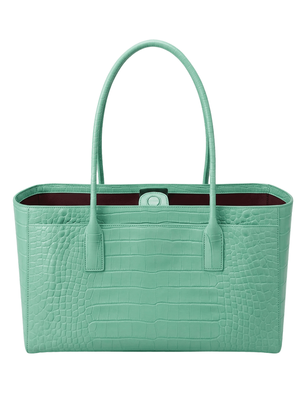 Austin Blaze Velma Croc Shoulder Tote Mint