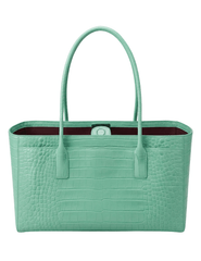 Austin Blaze Velma Croc Shoulder Tote Mint