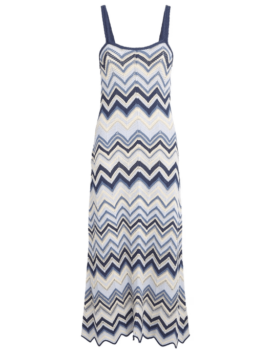 St. Barths La Robe - St. Barths La Robe Cara Metallic Knit Midi Dress - Buy Online