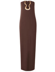 PRE-ORDER-Cult Gaia Abril Strapless Gown in Java