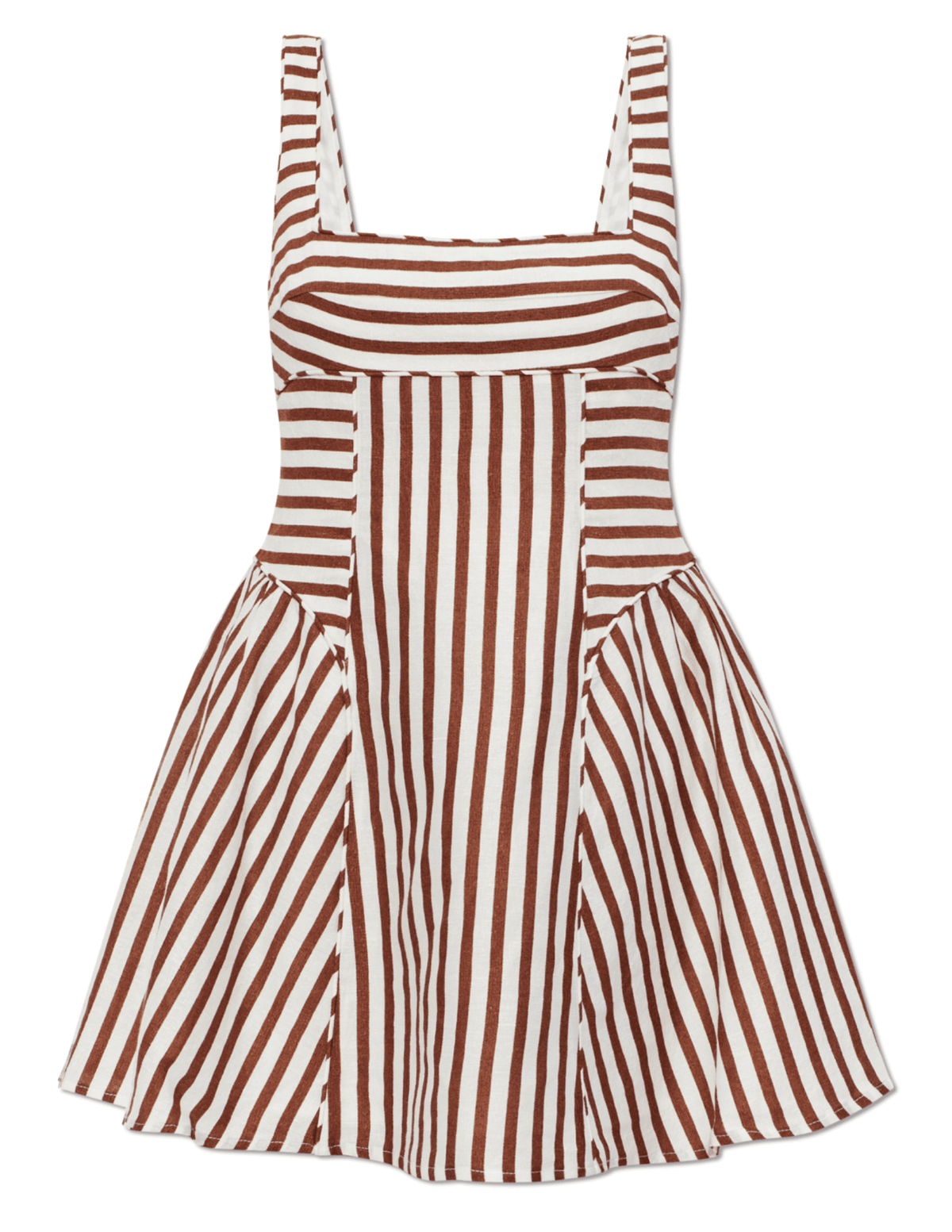 Cult Gaia Banks mini dress in small saddle stripe