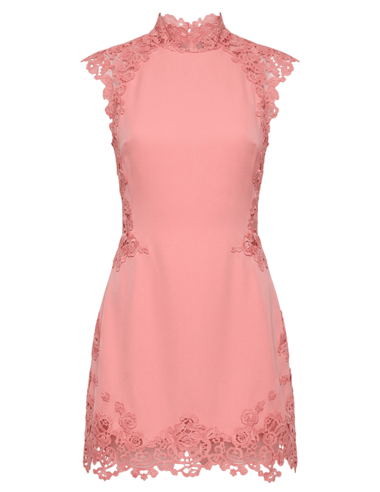 Cult Gaia Riti Embroidered Mini Dress Bubble